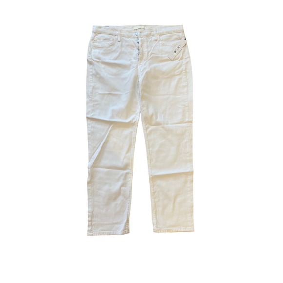 NWT Womens JOE'S The Scout Mid Rise Slim Boyfriend White Jeans sz‎ 32 - Picture 1 of 6